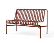 Zahradní lavice Palissade Dining Bench bez područek, iron red