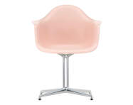 Židle Eames DAL, pale rose / polished aluminum