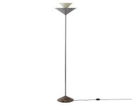 Stojací lampa Gio LN28, dark chome / emperador