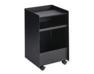 Stolek Folded Trolley Low Open, black