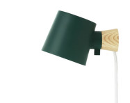 Nástěnná lampa Rise, petrol green