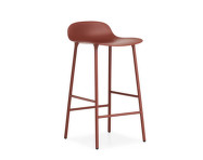 Barová židle Form 65 cm, red/steel