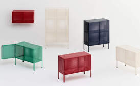 Skříňky Perforated Cabinet od HAY