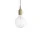 Závěsná LED lampa E27, beige green