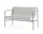 Lavička Palissade Dining Bench, sky grey