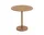 Stolek Linear Steel Café Table Ø70, burnt orange