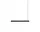 Závěsné svítidlo Linear 87,2 cm, black