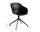 Židle AAC 220 Black Powder Coated Alu Swivel, black
