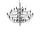 Lustr 2097/30 Clear Bulbs, chrome