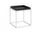 Stolek Tray Table 40x40, black / silicone coated steel