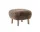 Pouf Little Petra ATD1, oak / Sheepskin Sahara