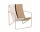 Křeslo Desert Lounge Chair, cashmere/soil