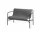Textilní podsedák Palissade Dining Bench quilted cushion, anthracite
