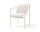 Textilní podsedák Palissade Dining Armchair quilted cushion, cream white