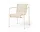 Židle Palissade Cord Dining Armchair, cream white