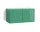 Nástěnná komoda Perforated Cabinet Wall Small, soft jade