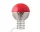 Stolní lampa Wire 30, chrome/red