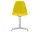 Židle Eames DSL, mustard / polished aluminum