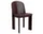 Židle Chisel 65, dark bordeaux lacquered beech