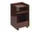 Stolek Folded Trolley Low Open, dark red