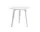 Stolek Bella Coffee Table Ø45x39, white