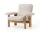 Křeslo Brasilia Lounge Chair, Moss 0011/natural oak