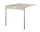 Výklopný stolek String Folding Table, beige/beige