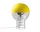 Stolní lampa Wire 30, chrome/yellow
