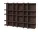 Police Tilem 6x4, dark stained oak