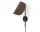 Nástěnná lampa Wing, bronzed aluminium