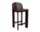 Barová židle Chisel 35 H65, dark bordeaux lacquered beech