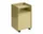 Stolek Folded Trolley Low Drawer, dark beige green