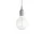 Závěsná LED lampa E27, light grey