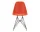 Židle Eames DSR, poppy red