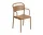 Židle Linear Steel Armchair, burnt orange