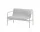Textilní podsedák Palissade Dining Bench quilted cushion, sky grey