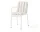 Prošívaný podsedák Palissade Chair and Armchair Soft Quilted Cushion, cream white
