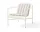 Textilní podsedák Palissade Lounge Chair Low Soft Quilted Cushion, cream white