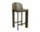 Barová židle Chisel 35 H65, green umber lacquered beech