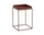 Stolek Tray Table 30x30 High, chocolate high gloss