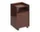 Stolek Folded Trolley Low Drawer, dark red