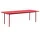 Jídelní stůl Two-Colour 240 cm, maroon red/red