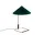 Stolní lampa Matin 300, polished brass / green