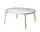 Konferenční stolek Mix Ø94, white oiled oak/grey white marble