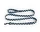 Vodítko Dogs Leash Flat M/L, blue/black check