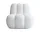 Křeslo Toe, white