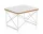 Occasional Table LTR HPL, white / white