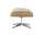 Ottoman Eames Lounge, chestnut natural/ Nubia 02