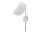 Nástěnná lampa Wing, polished aluminium