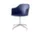 Kancelářská židle Rely HW38 s područkami, polished aluminium / midnight